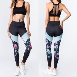 Black and floral bottoms
